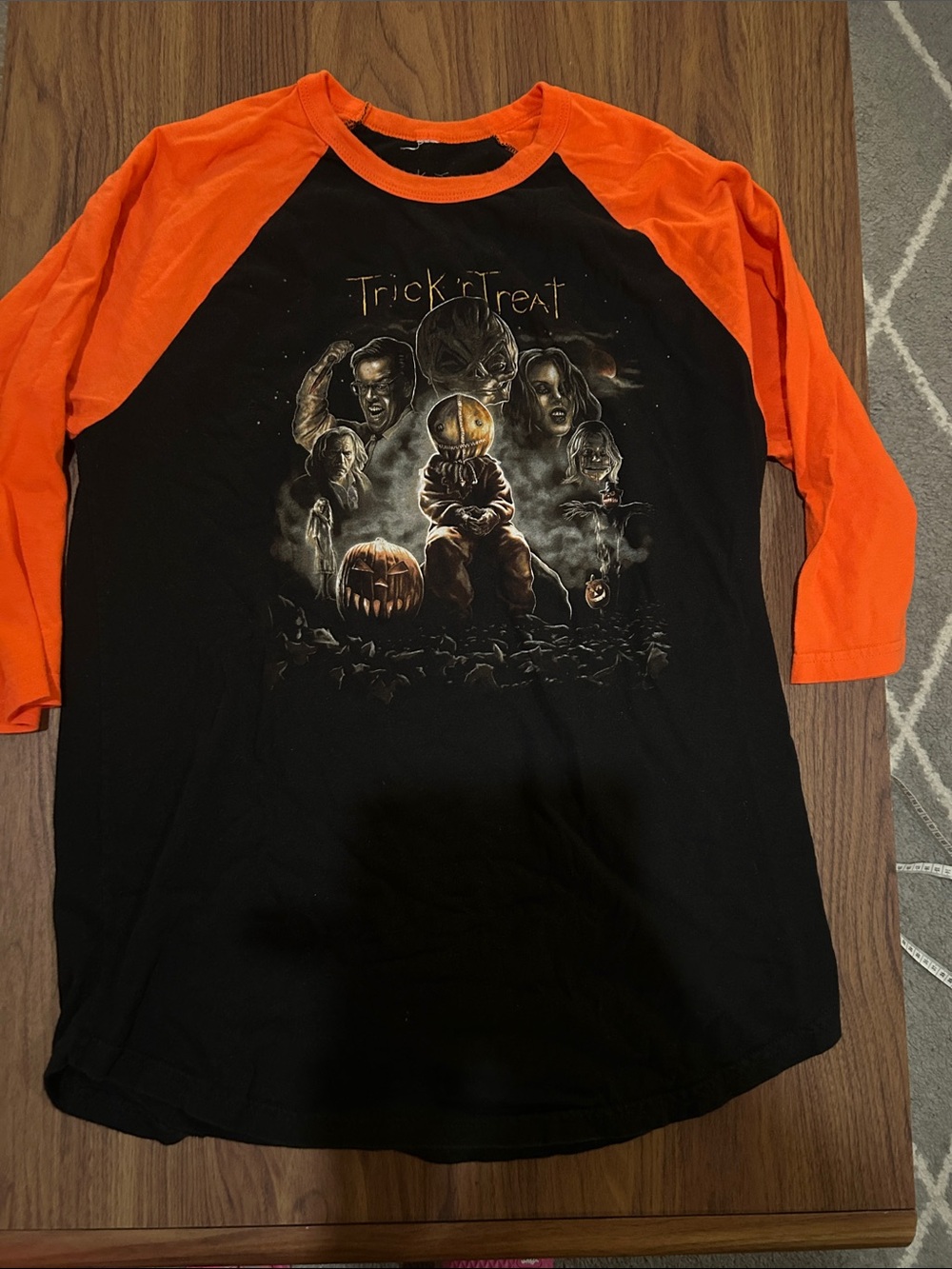 Fright Rags Trick r treat medium baseball shirt